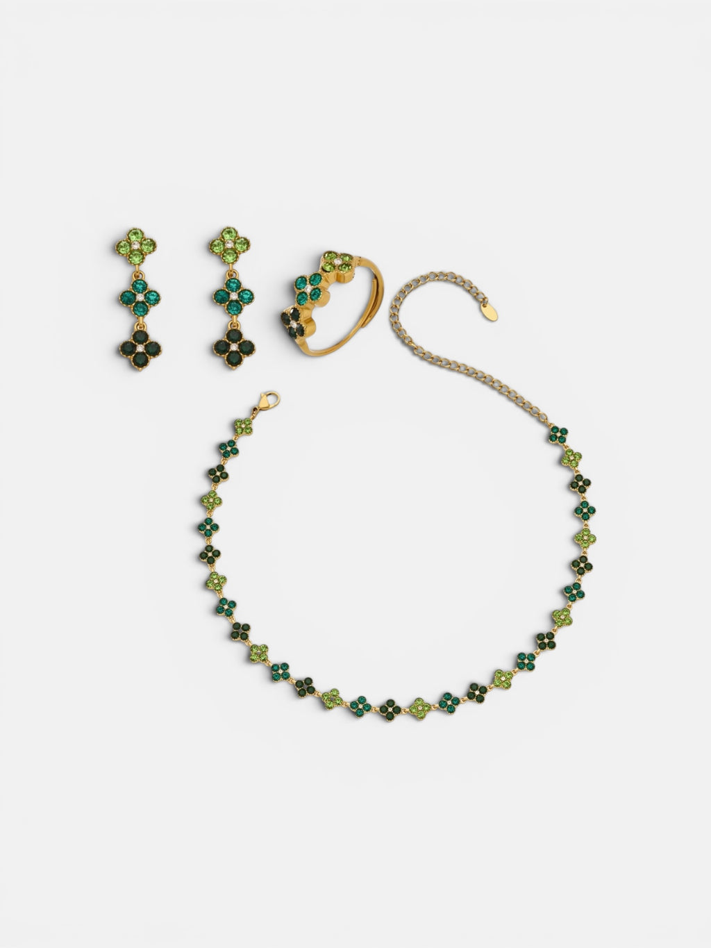 Crystal Clover Set