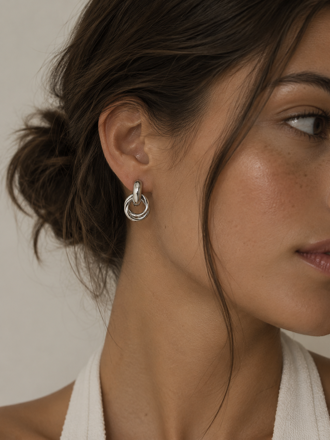 mini ovals earrings