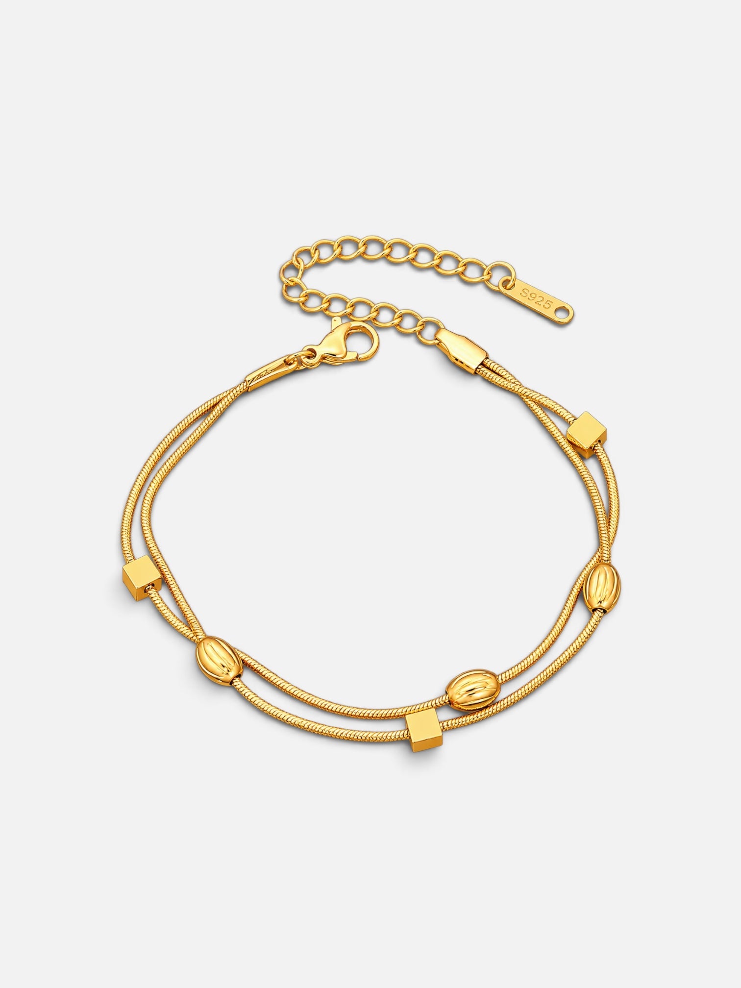 double line bracelet