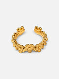 golden flower ring