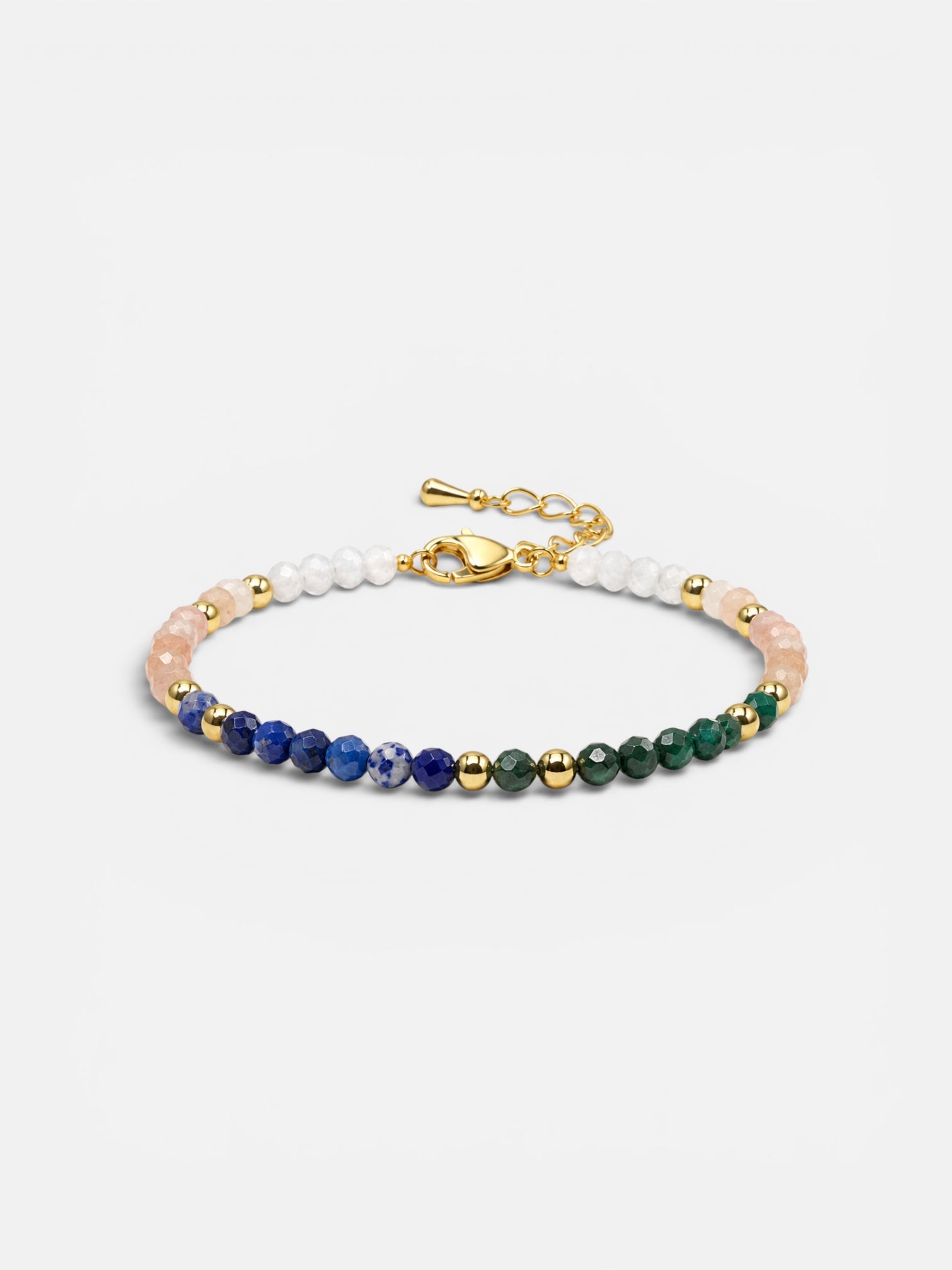 natural stone beaded bracelet