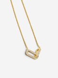 silver link necklace