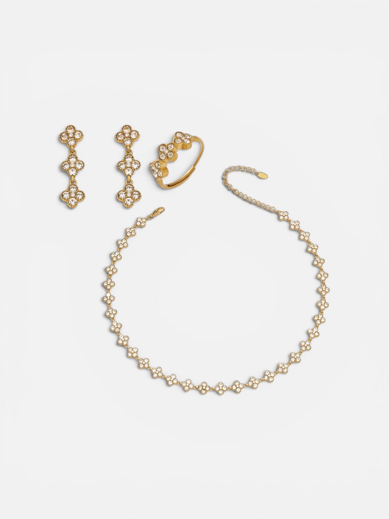 Crystal Clover Set