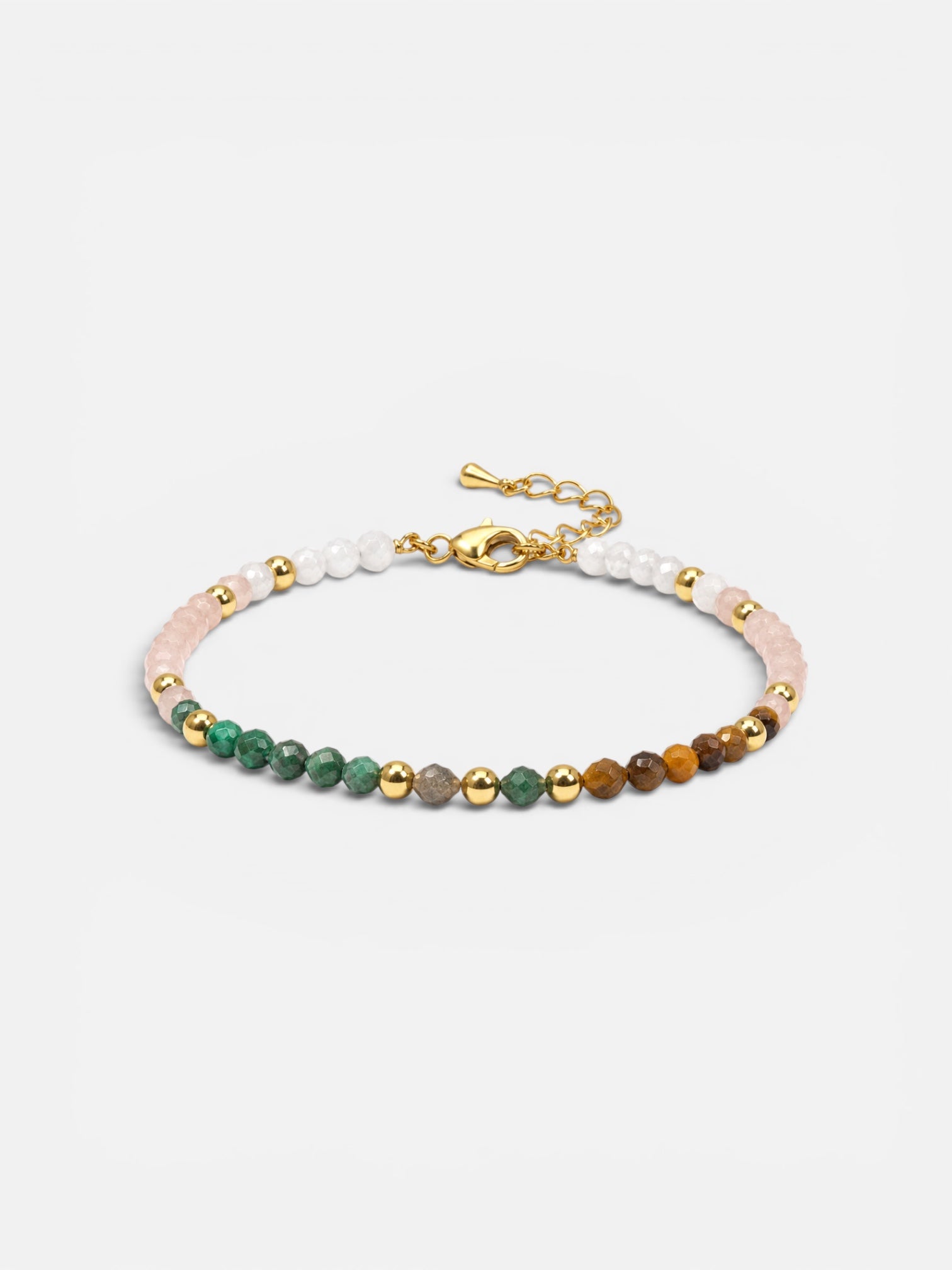 natural stone beaded bracelet