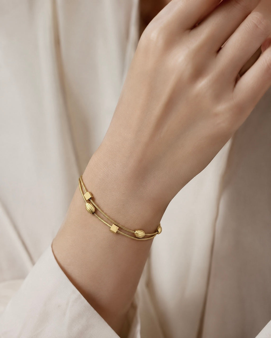 double line bracelet