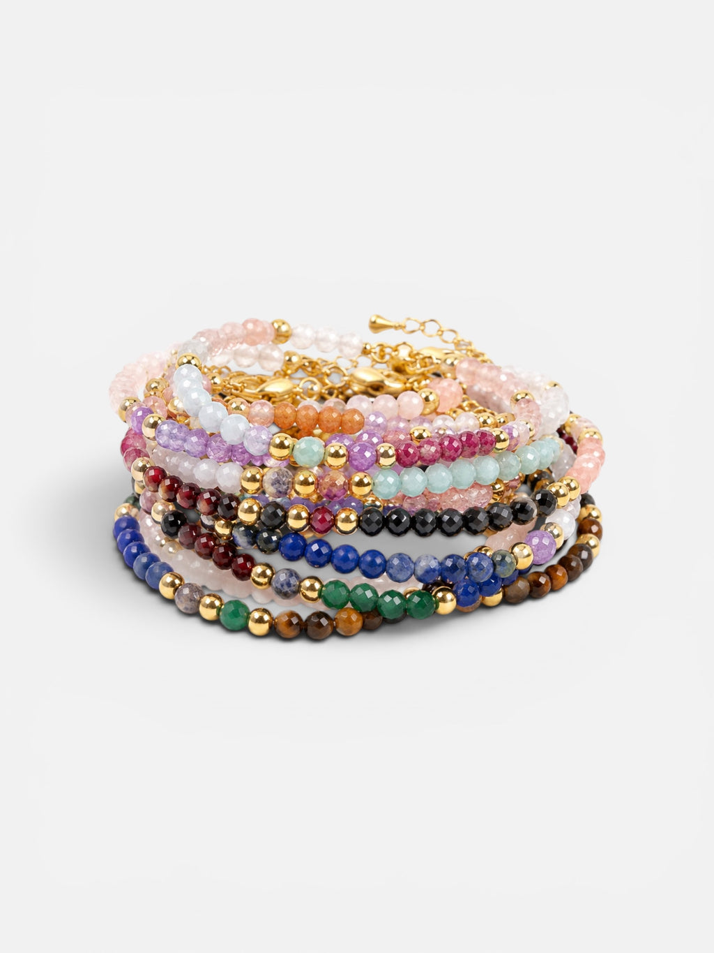 natural stone beaded bracelet